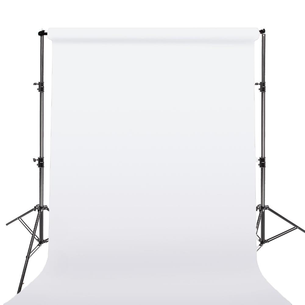 BOLLUMA Arctic White Paper Backdrop 2.7m x 10m and Stand Included
