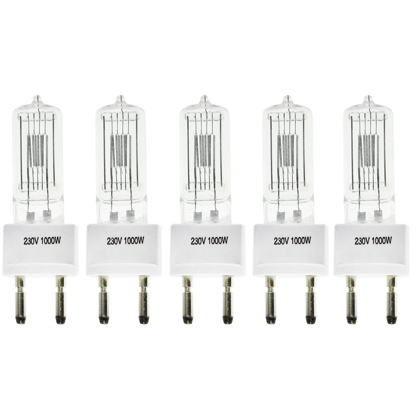 BOLLUMA 5x1000W Fresnel Tungsten Halogen Bulb - Bright Illumination