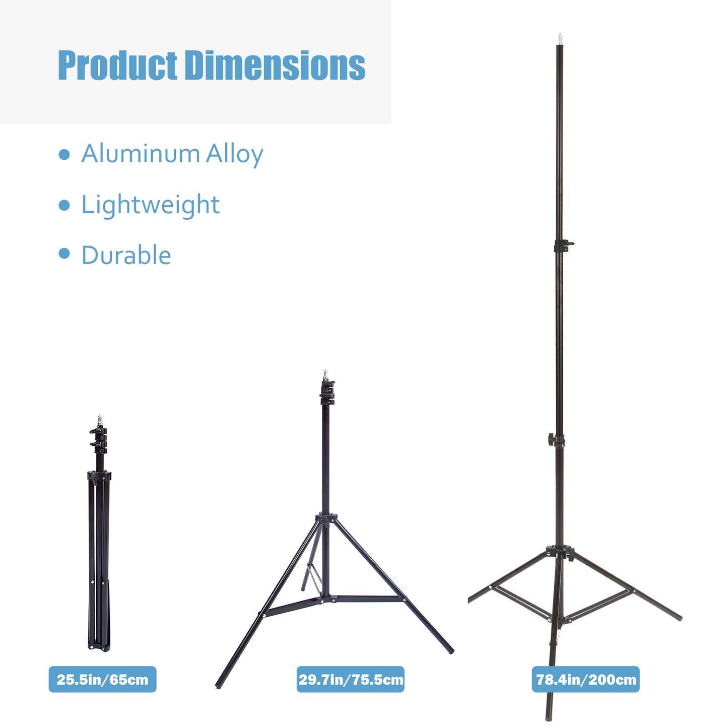 Continuous Lighting Softbox Kit 150W with Light Stand