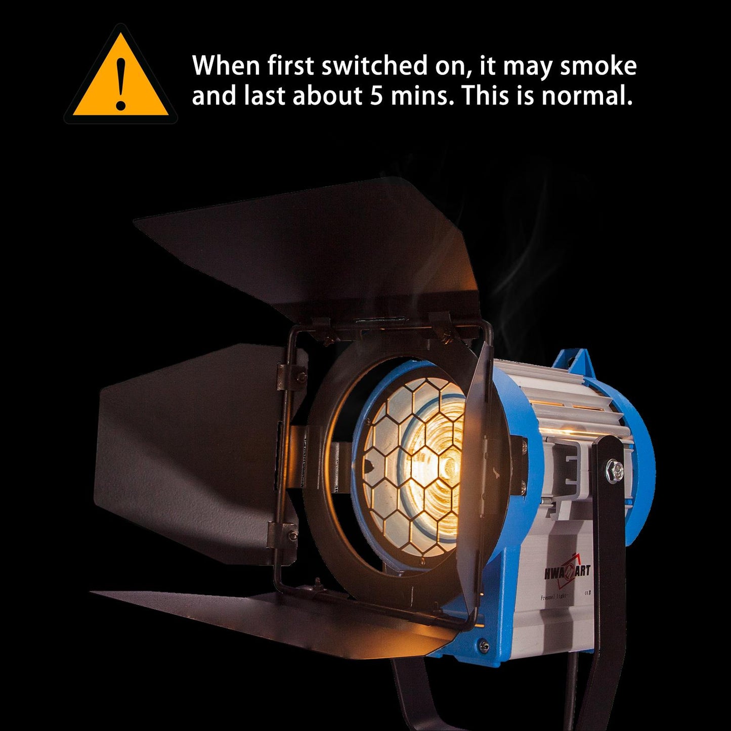 500W Fresnel Tungsten Spotlight & Stand