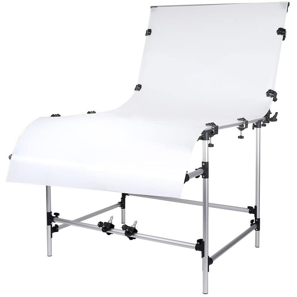 1m x 1.2m Product Shooting Table with 4 Coloured Backdrops