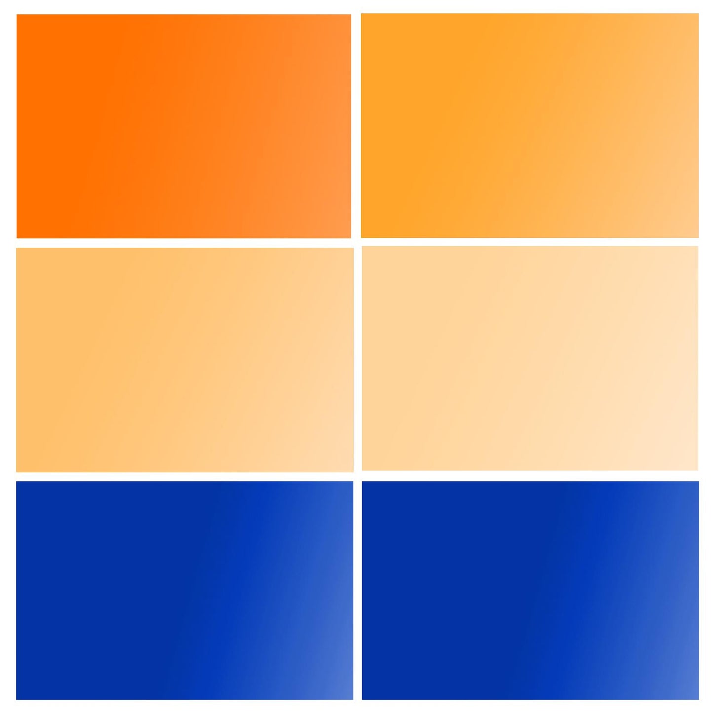 BOLLUMA 40x50cm Blue and Orange Gels - Colour Temperature Filters