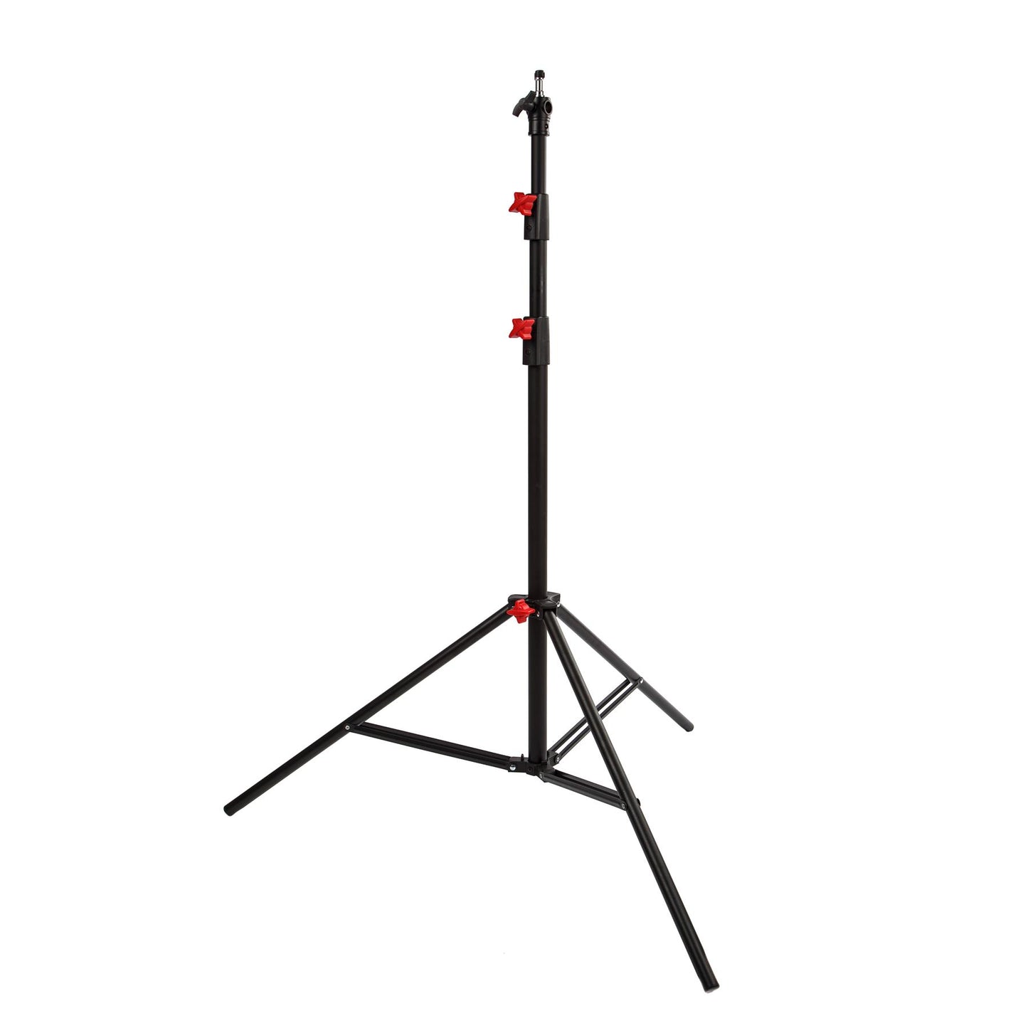 BOLLUMA 270cm Spring-Cushioned Photography Light Stand | Heavy-Duty Steel Tripod with 1/4" to 3/8" Reversible Spigot, 5kg Load Capacity