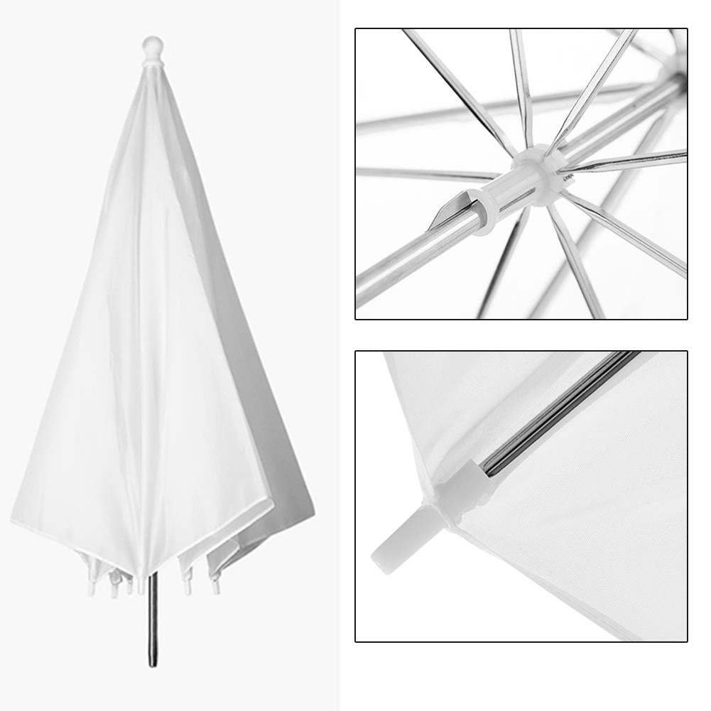 2 x 43" (109cm) Professional Umbrellas, 1x Diffuser, 1x Silver Reflector