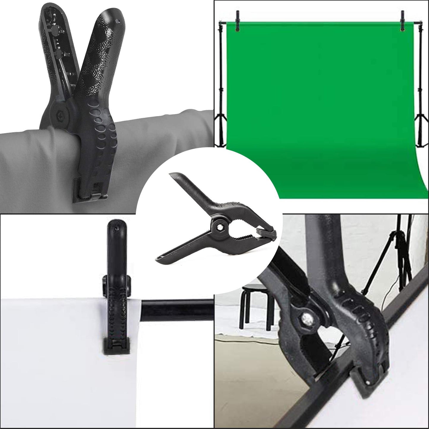 Heavy-Duty Spring Clamps x10
