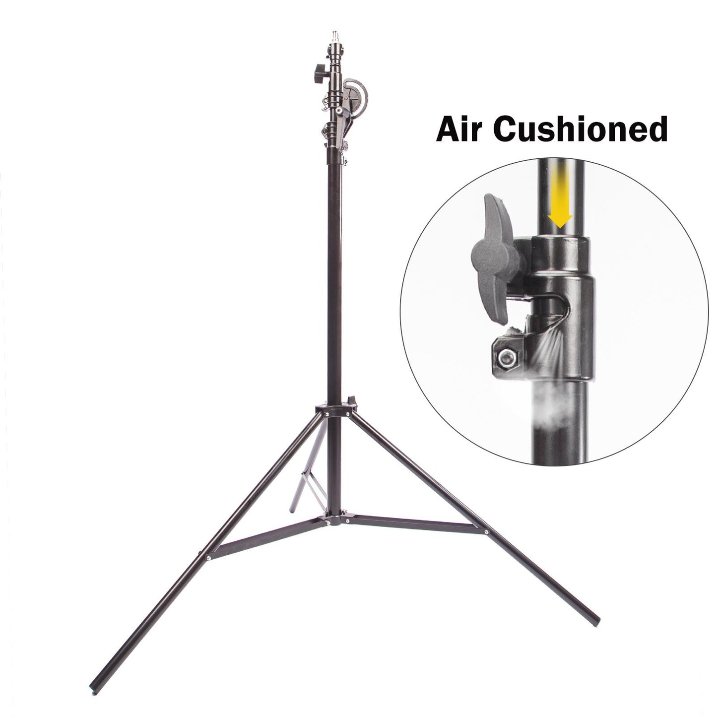 2-in-1 Light Stand with Boom Arm Kit 3.9m Tripod Stand with 1.9m Boom Arm - None, None