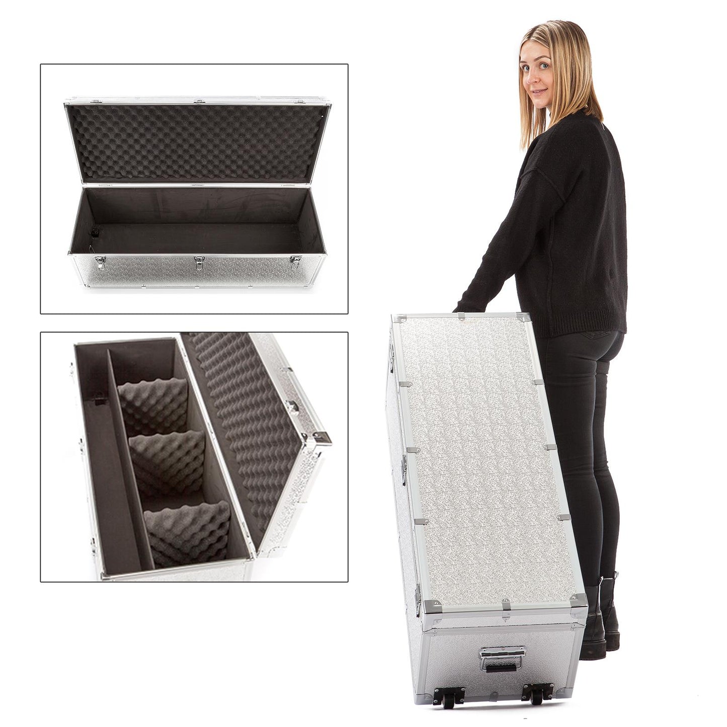 BOLLUMA Aluminium Flight Case Heavy Duty Protection for Your Gear