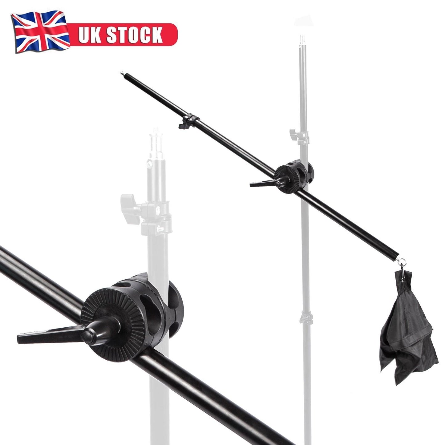 140cm Boom Arm with Sandbag & Dual Clamp