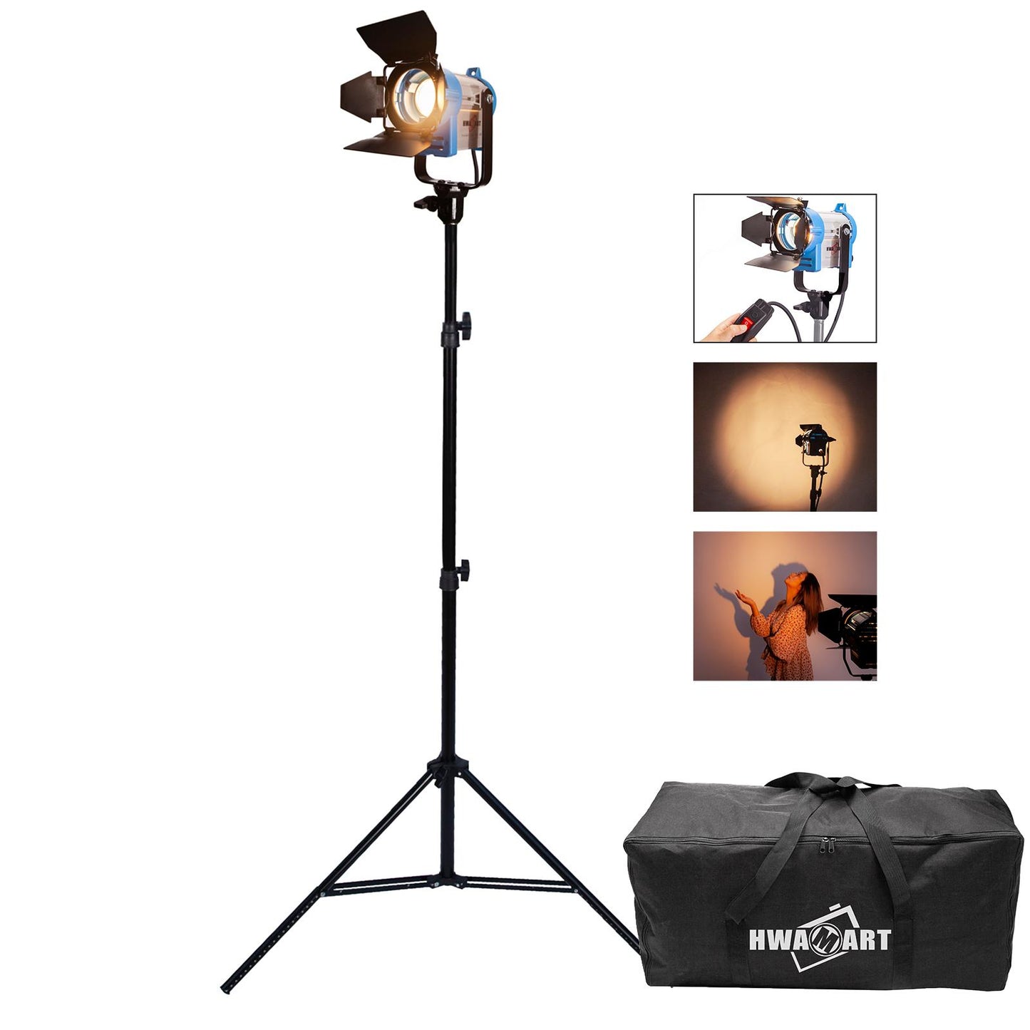 150W Tungsten Spotlight & Stand, Equipment Bag