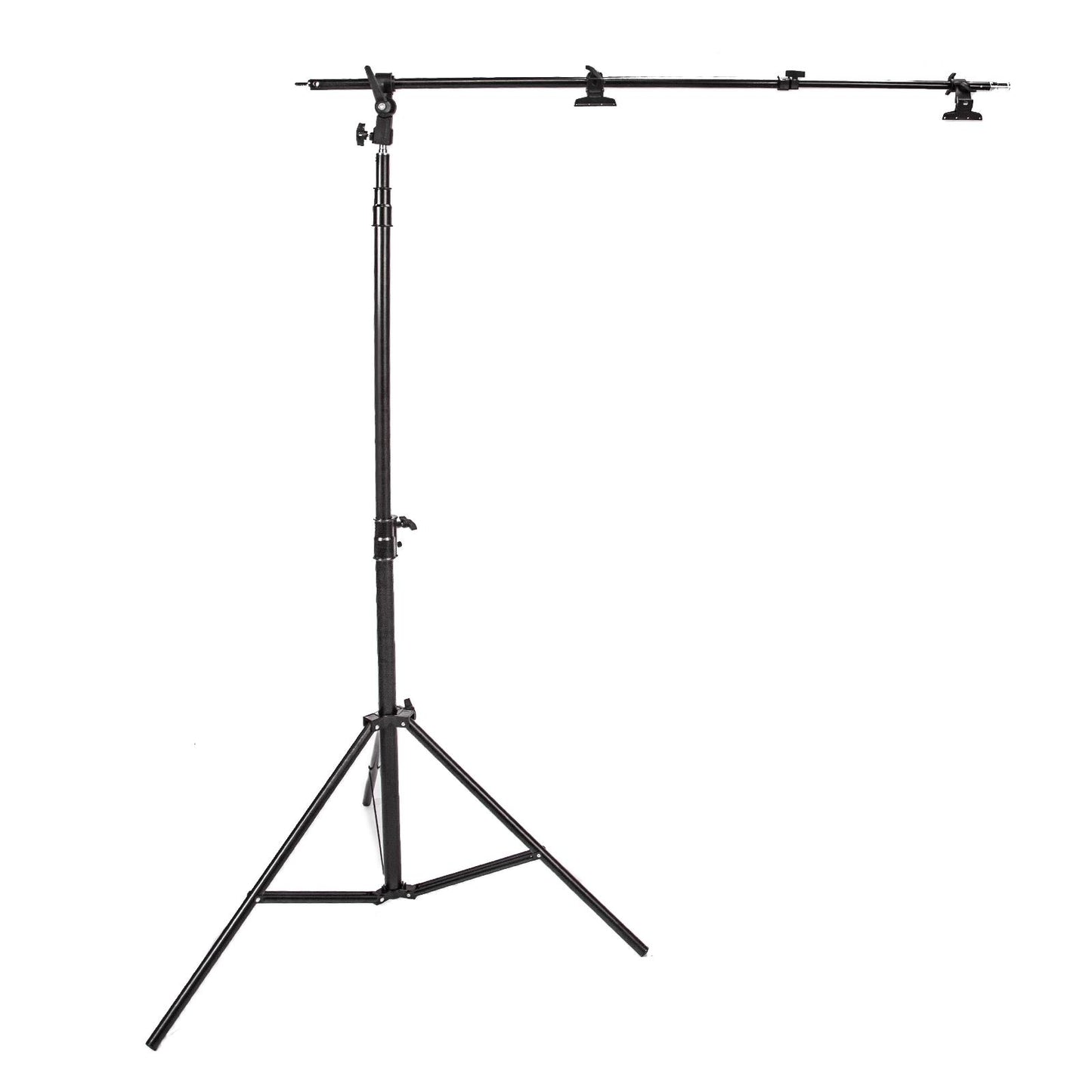 Pop-up Backdrop, 1.5m x 2m, Double Sided - Classic Brick/Whitewashed Brick, with Heavy Duty Stand and Boom Arm