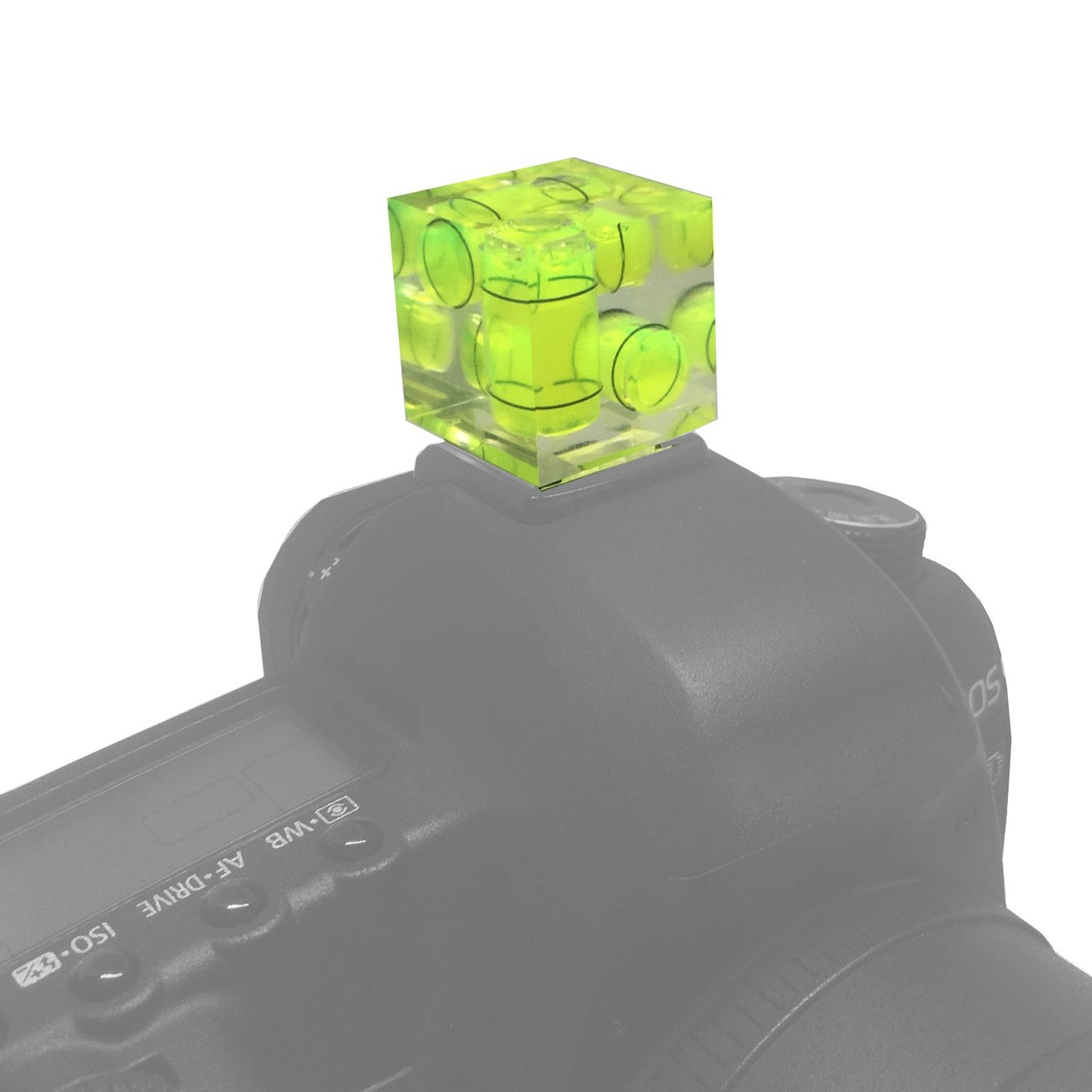 Camera Level Hot Shoe Level 3 Axis Bubble Spirit Level Hot Shoe Flash Standard Hot Shoe Mount for Photography DSLR SLR, 23 x 23mm