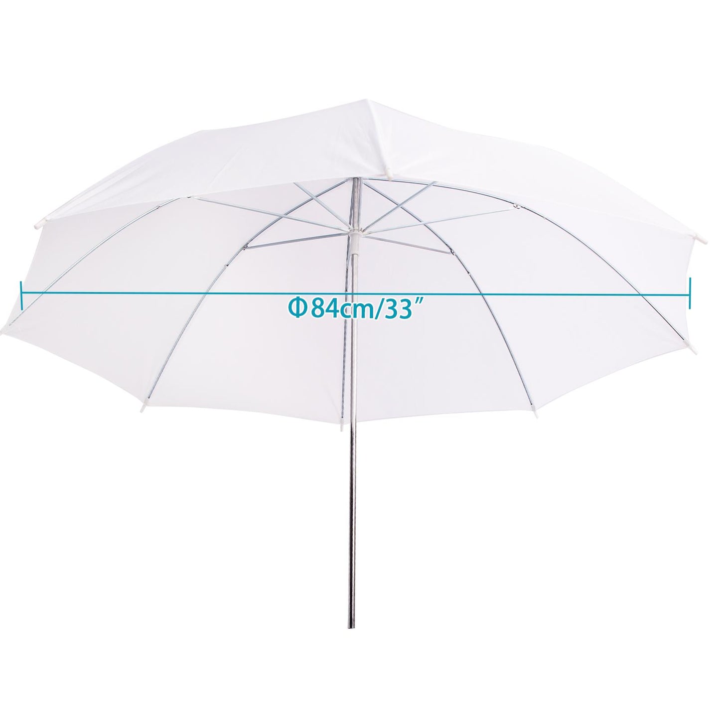 3 x 33" (84cm) Professional Umbrellas, 1x Diffuser, 1x Silver Reflector, 1x Gold Reflector