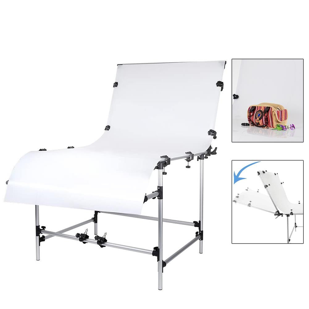 1m x 1.2m Product Shooting Table with 4 Coloured Backdrops