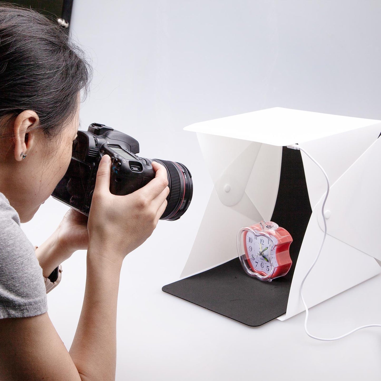 BOLLUMA Portable Mini Shooting Tent – 9x9x9.5” Foldable Light Box