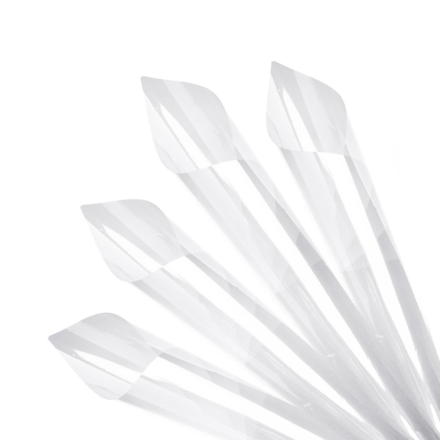 4pcs White Lighting Gel Filter Transparent Color Correction Coloured Light Gel Coloured Lighting Sheet for 800W Red Head Light Strobe Spotlight Flash Photography Photo Studio, 50x40cm