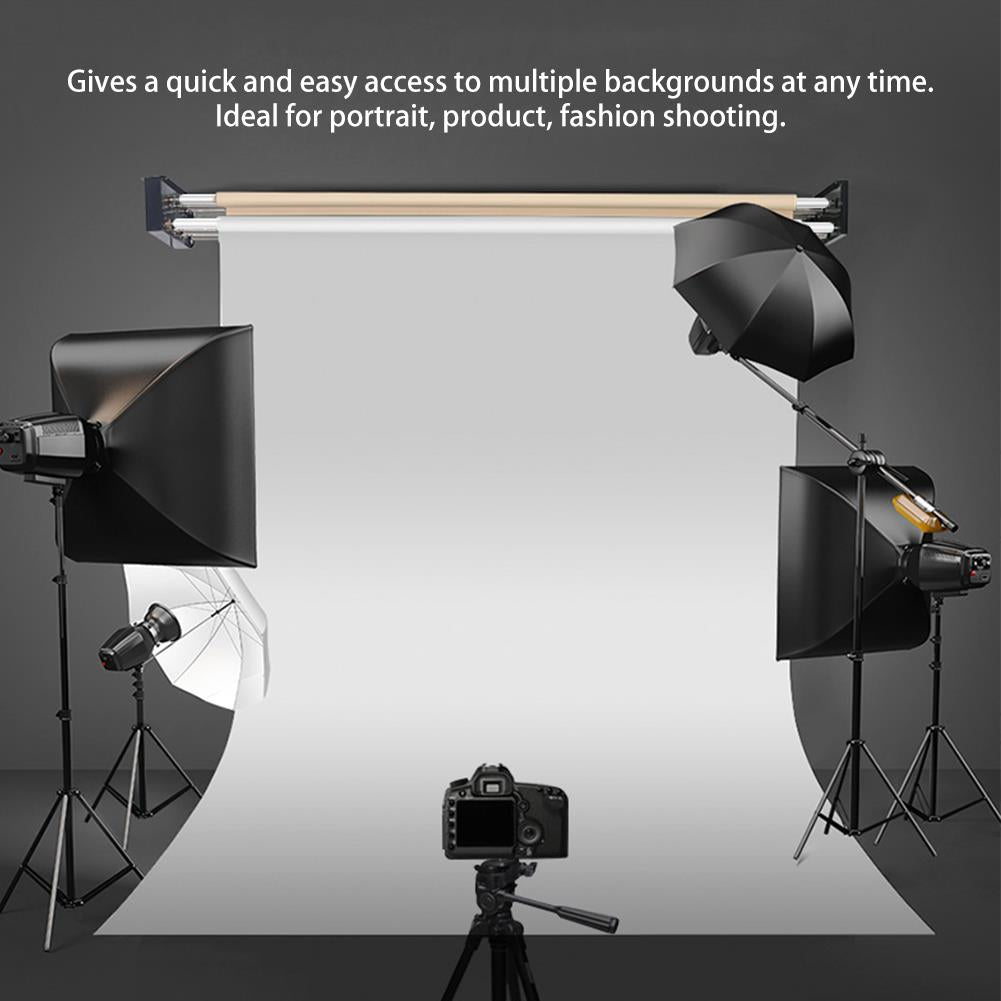 4 Roller Motorized Wired Remote Control Wall Ceiling Background Support System for Photography Paper Backdrop