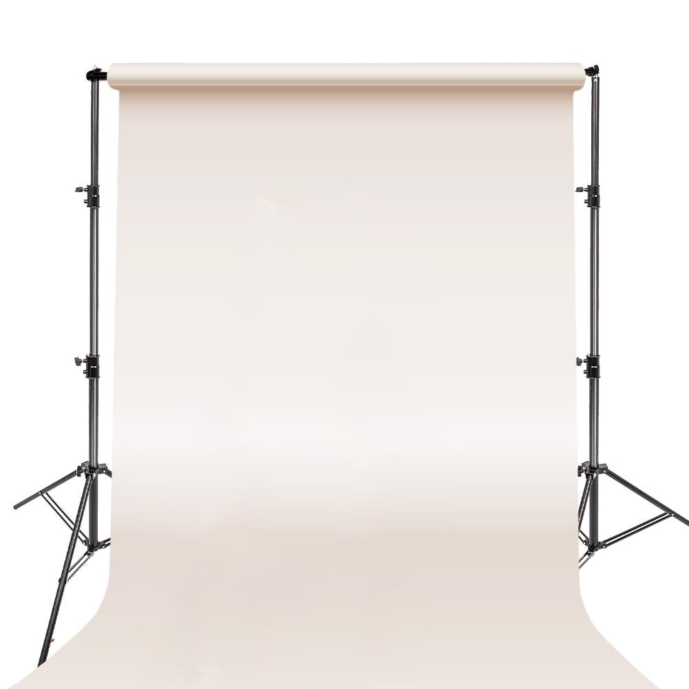 BOLLUMA Ivory Paper Backdrop 1.35m x 10m and Stand Included