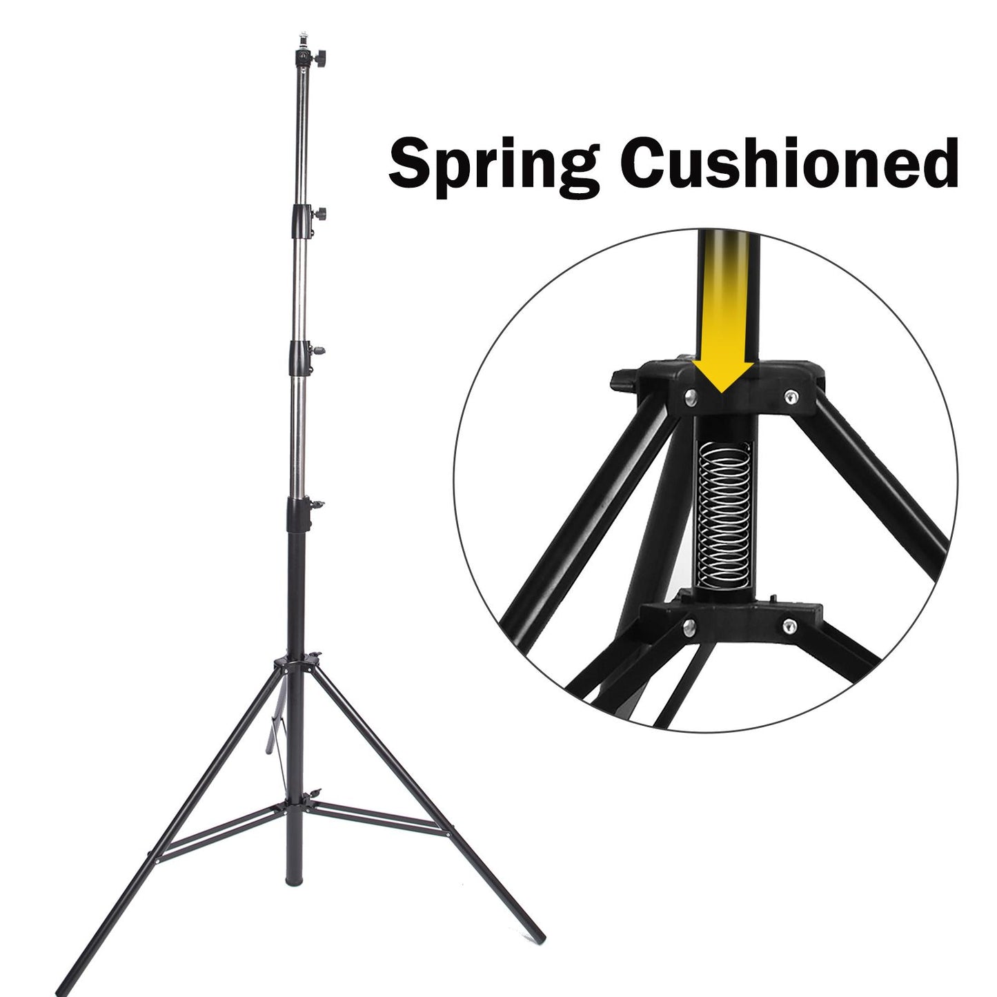 2x 4m Spring Cushioned Stand, Heavy Duty