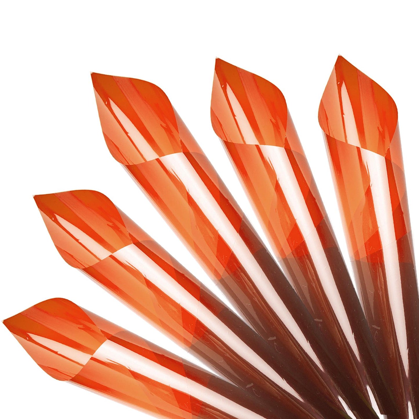 5pcs Coloured Lighting Gel Filter Transparent Orange Color Correction Full CTO CTB Coloured Lighting Sheet Craft for 800W Red Head Light Strobe Spotlight Flash Photography Photo Studio 50x40cm