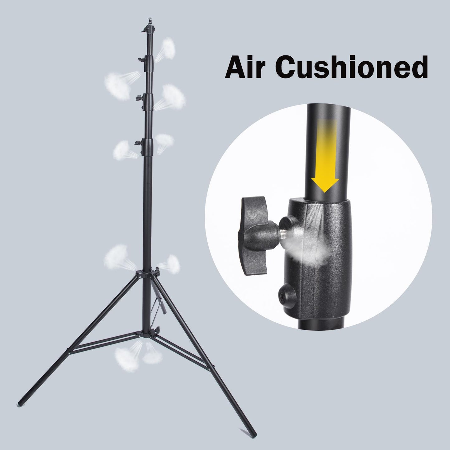 2x 4m Air Cushioned Stand, Heavy Duty