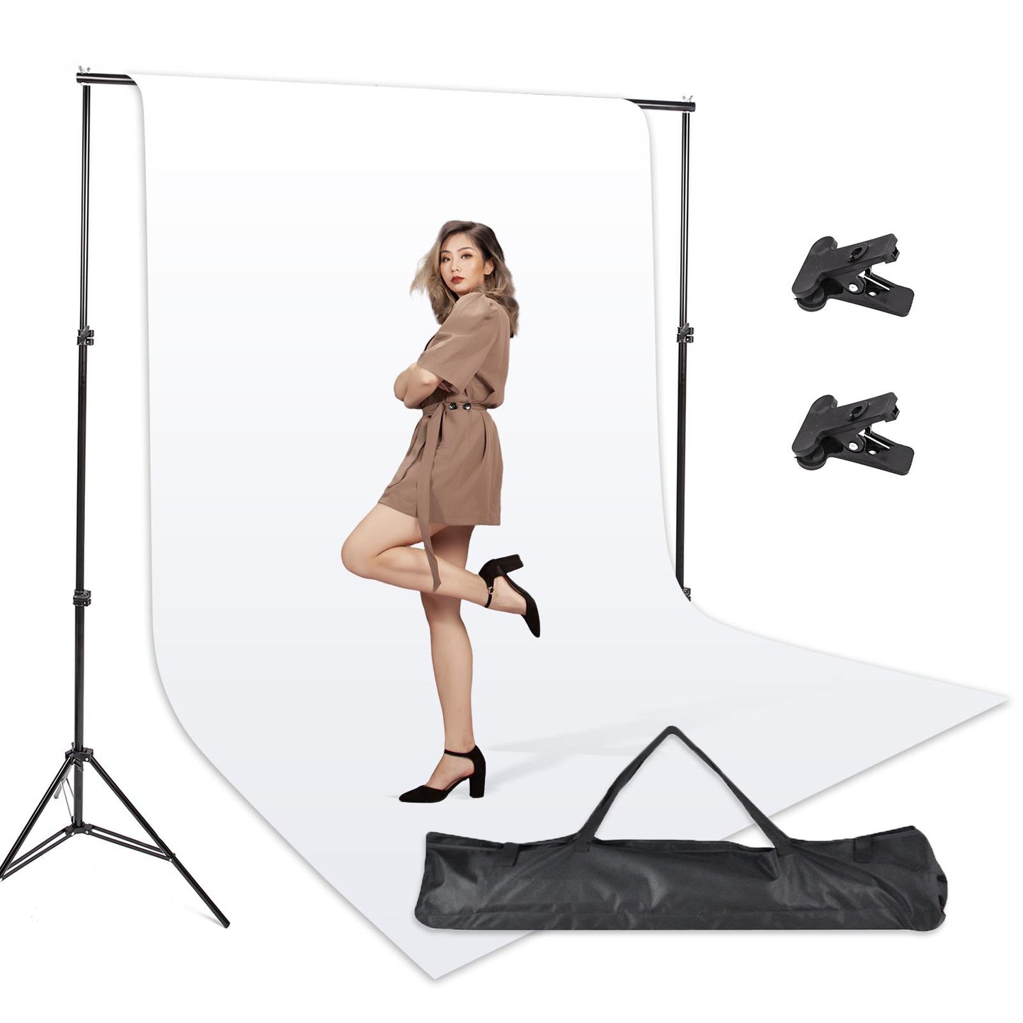 White Backdrop & Support System