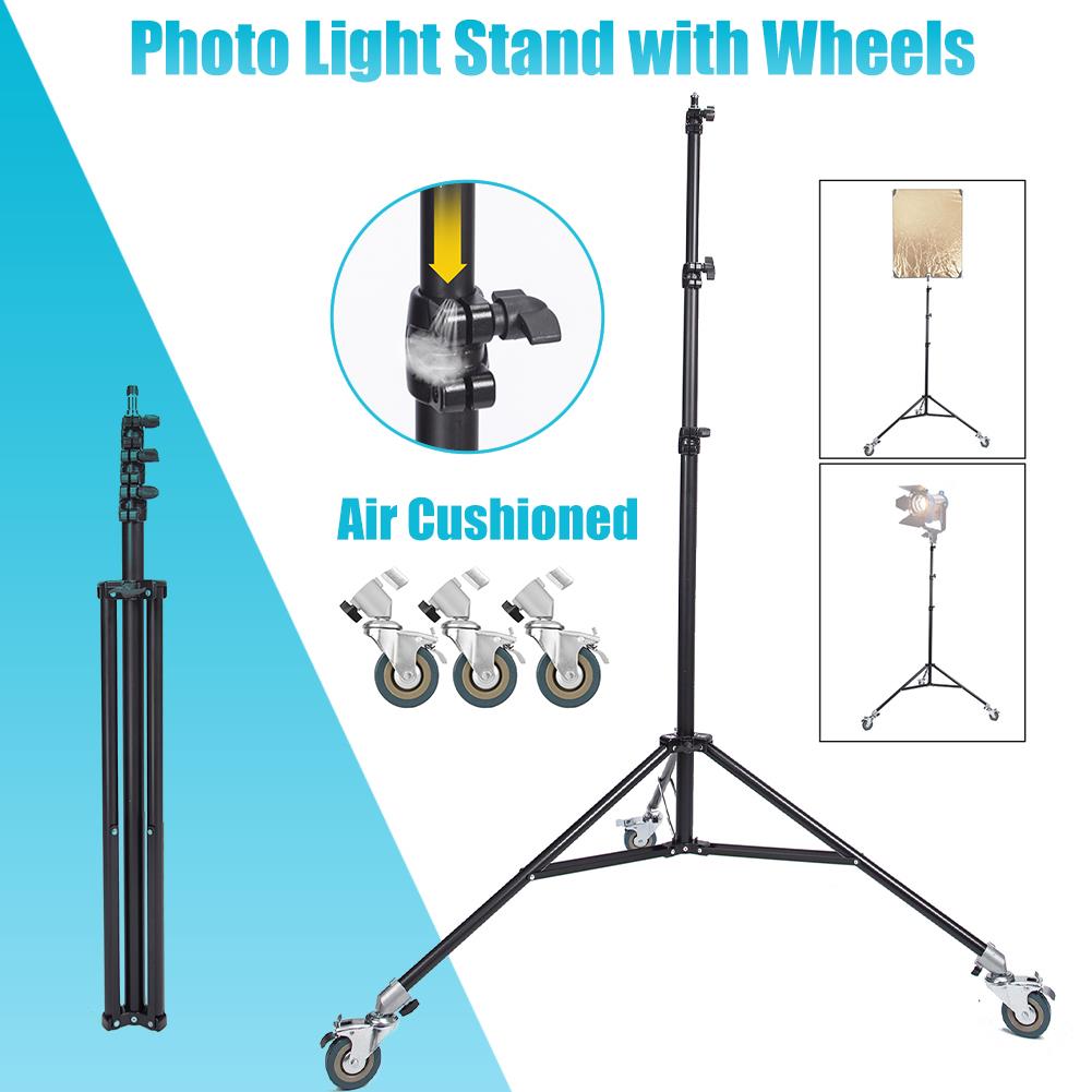 2m Air Cushioned Stand with Wheels
