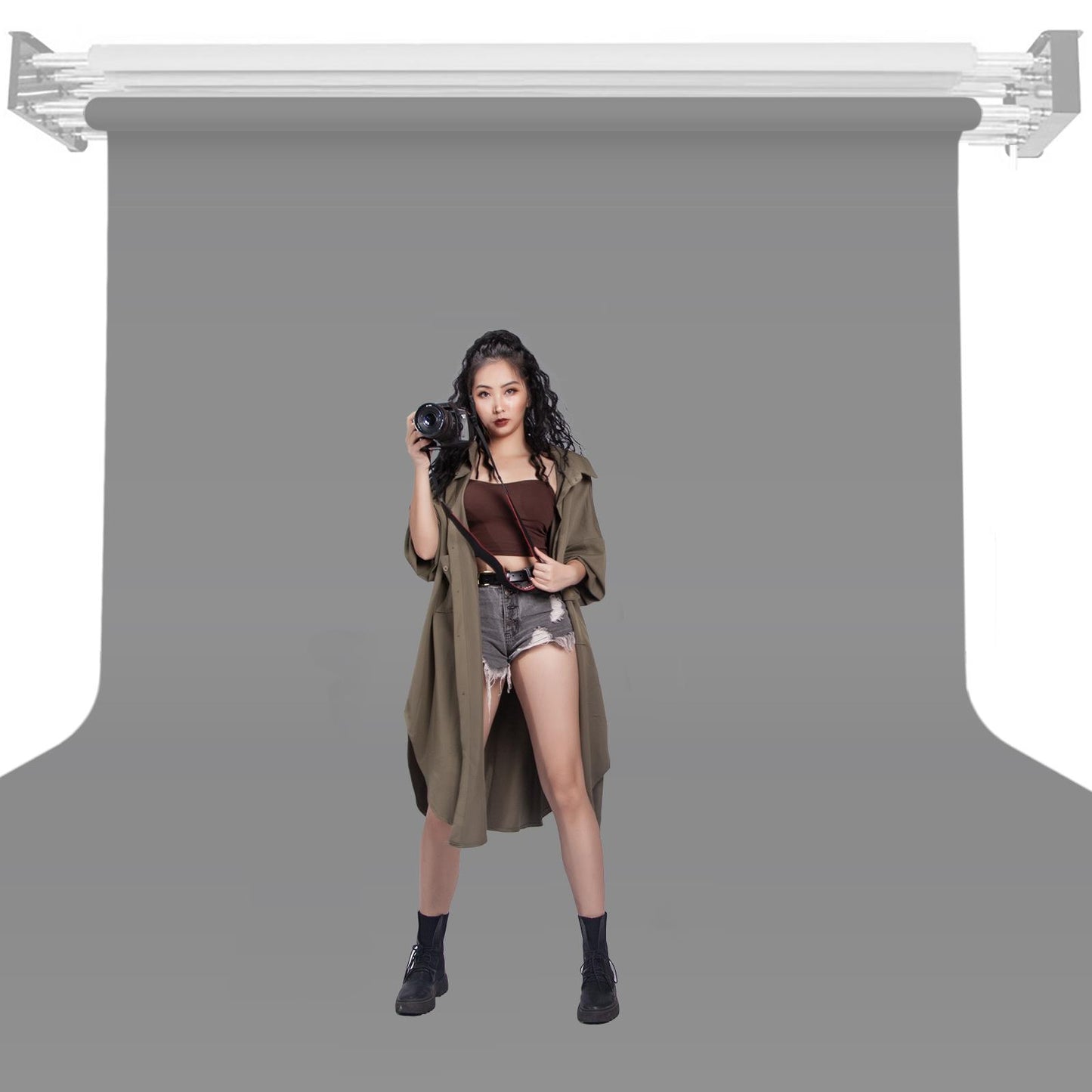 Seamless Paper Background, 04 - Neutral Grey, 2.72 x 10m