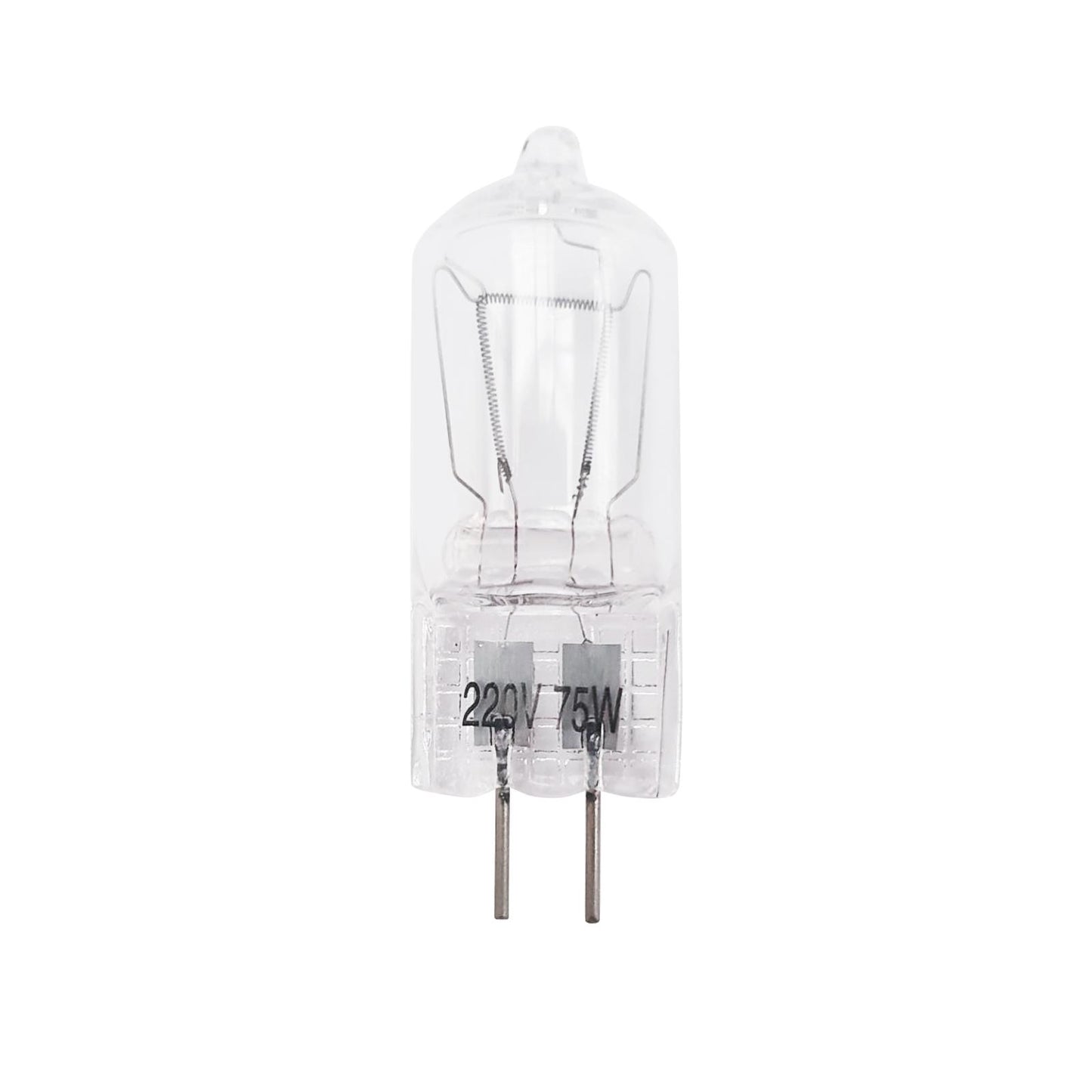 75W Spotlight Bulb GX6.35 Halogen Tungsten Continuous Lighting Bulb for Photo Studio Video Spotlight