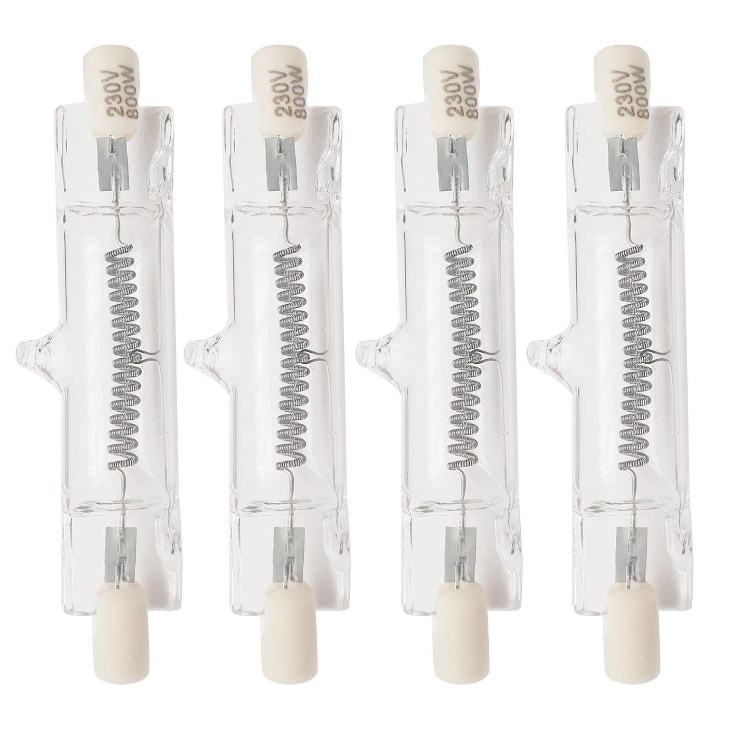 Mesen new 4X800W The DXX/Redhead light bulb/Halogen Tungsten Continuous Light Red head Bulb for Photo Studio 4 ?230V 800W DXX Bulb Red head Lamp Replace Spare Blubs for Photo Studio UK LOCAL