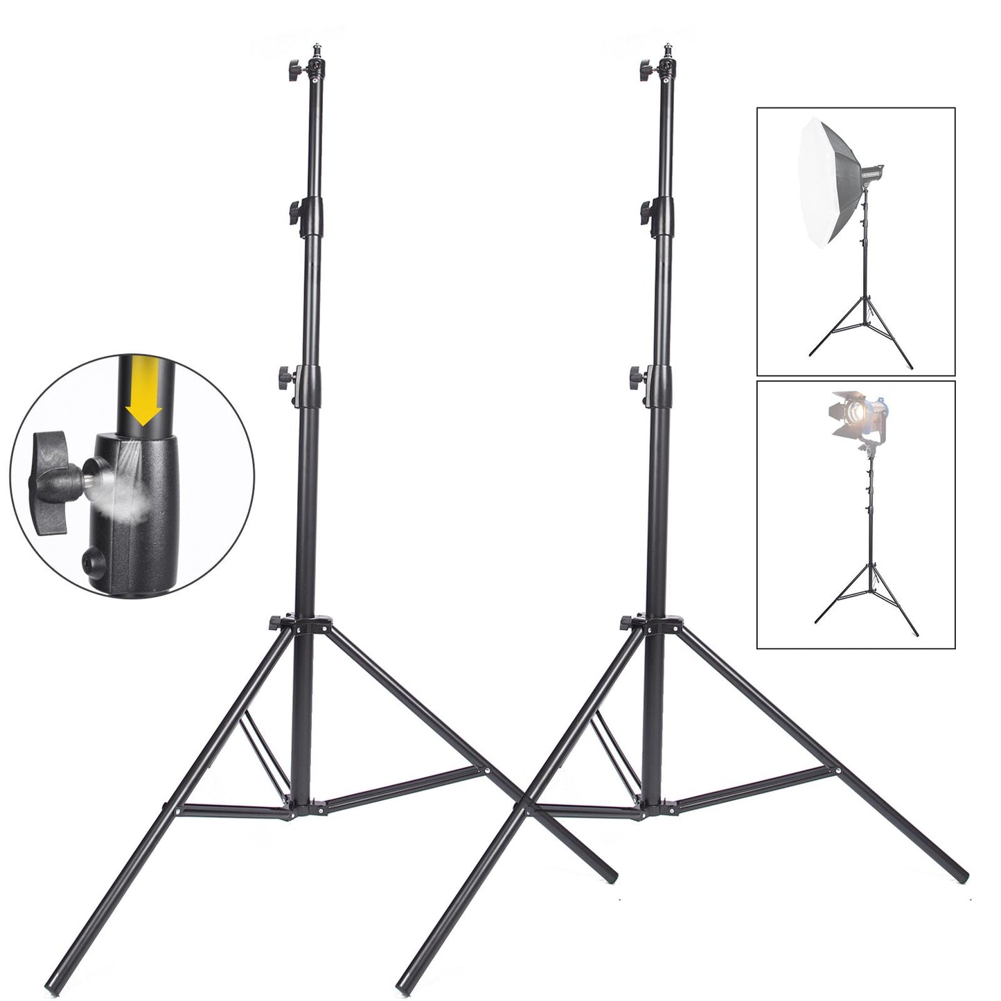 2x 4m Air Cushioned Stand, Heavy Duty
