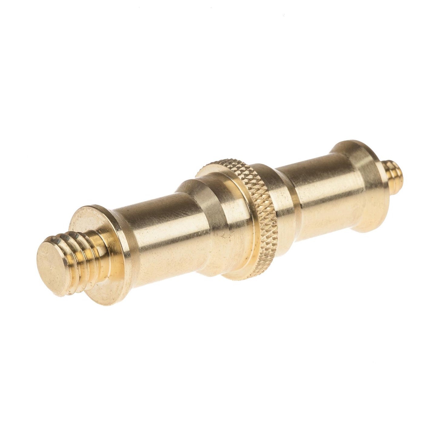 1/4 to 3/8 inch Metal Male Convertor Threaded Screw Adapter Spigot Stud for Photo Studio Light Stand, Photography Flash Light, Tripod, Hot Shoe, Cold Shoe, Ball Head, Gold