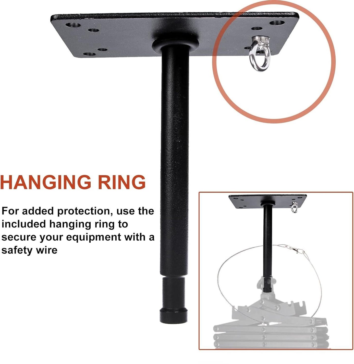 BOLLUMA Telescopic Light Wall Mount - Adjustable 43-200cm