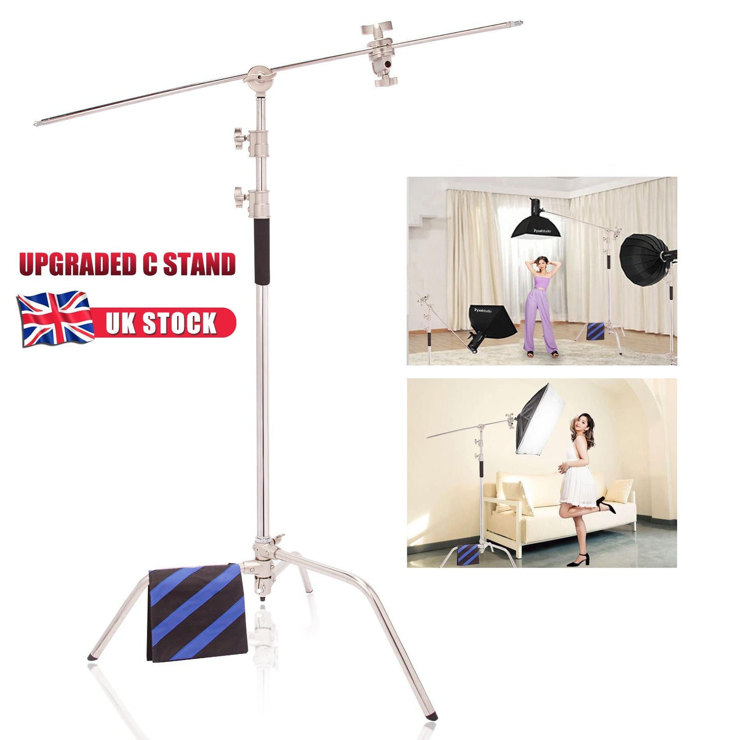 300cm Heavy Duty C-Stand