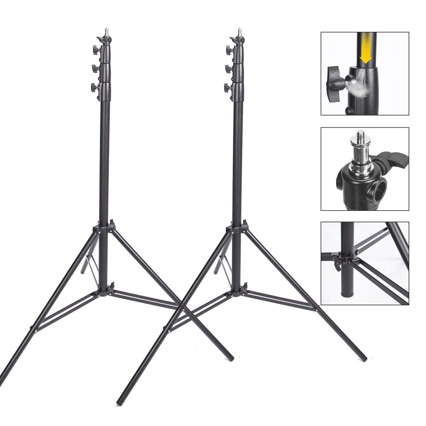 2x 4m Air Cushioned Stand, Heavy Duty
