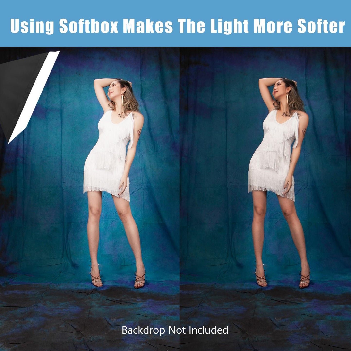 Continuous Lighting Softbox Kit 150W with Light Stand