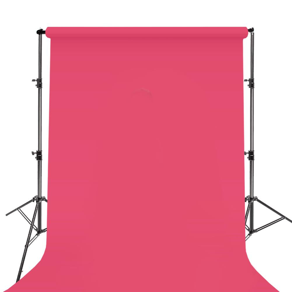 BOLLUMA Rose Pink Paper Backdrop 2.7m x 10m and Stand Included