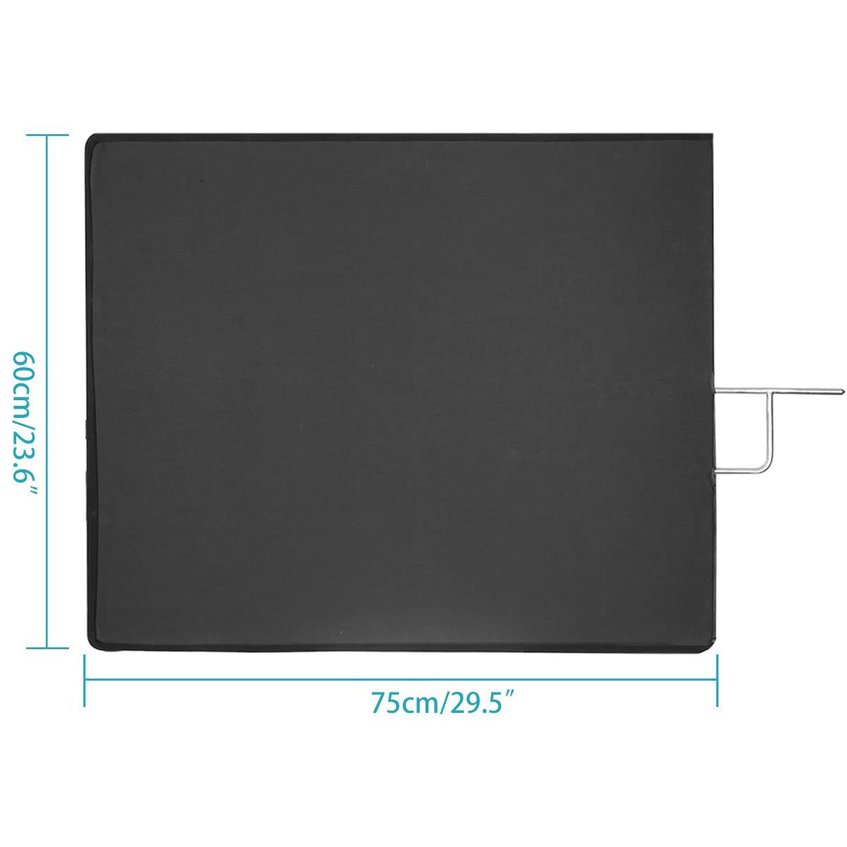Photo Studio C Stand Kit with Reflector, 300cm Spring Cushioned Lighting Stand with 60x75cm 4-in-1 Photography Light Reflector and Caster Wheels, for Fashion Portrait Still Life Shot YouTube Film