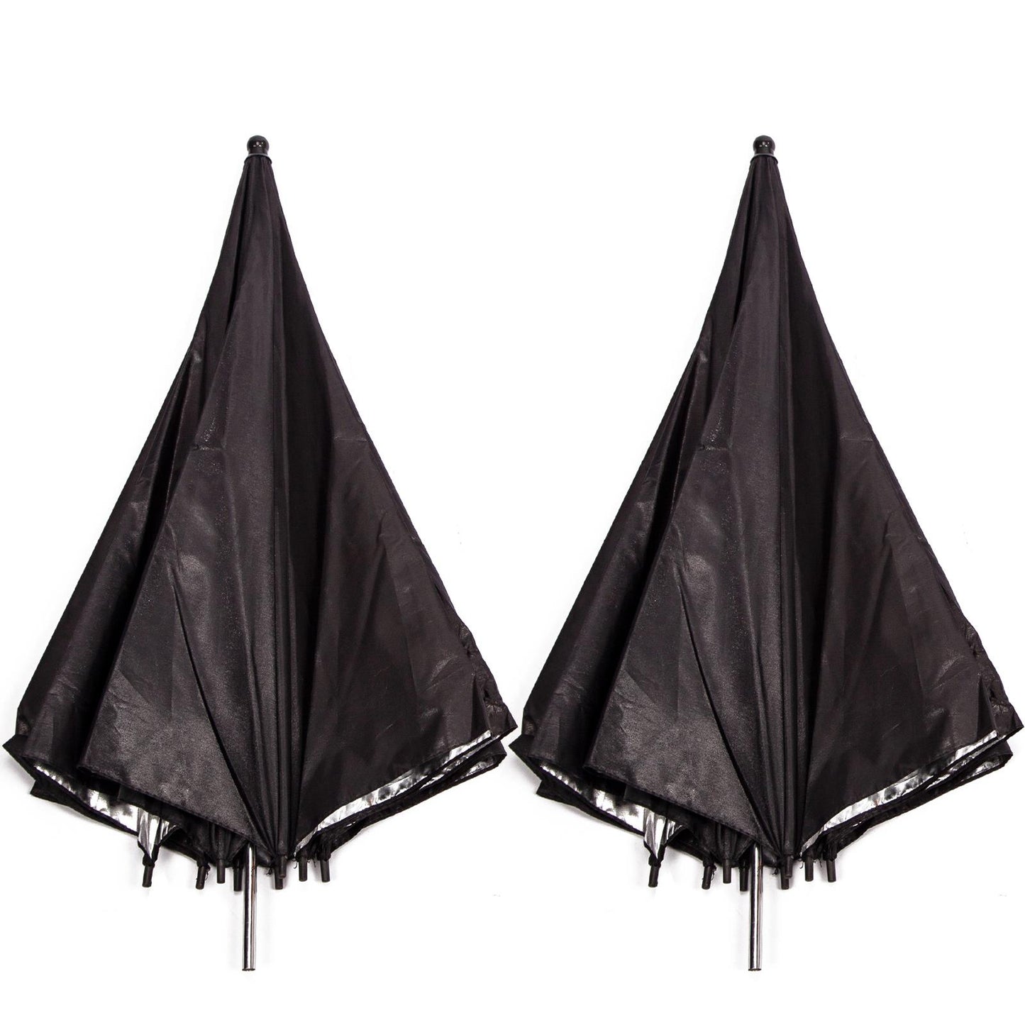 2x 33" (84cm) Professional Umbrella with Silver Reflector