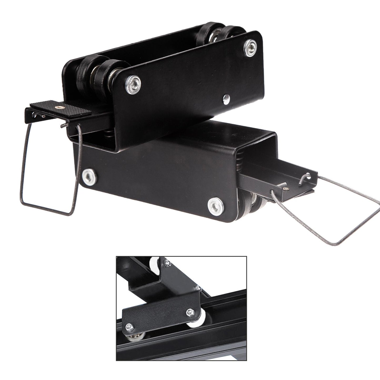 Double Pulley Replacement for Pantograph Ceiling Rail System
