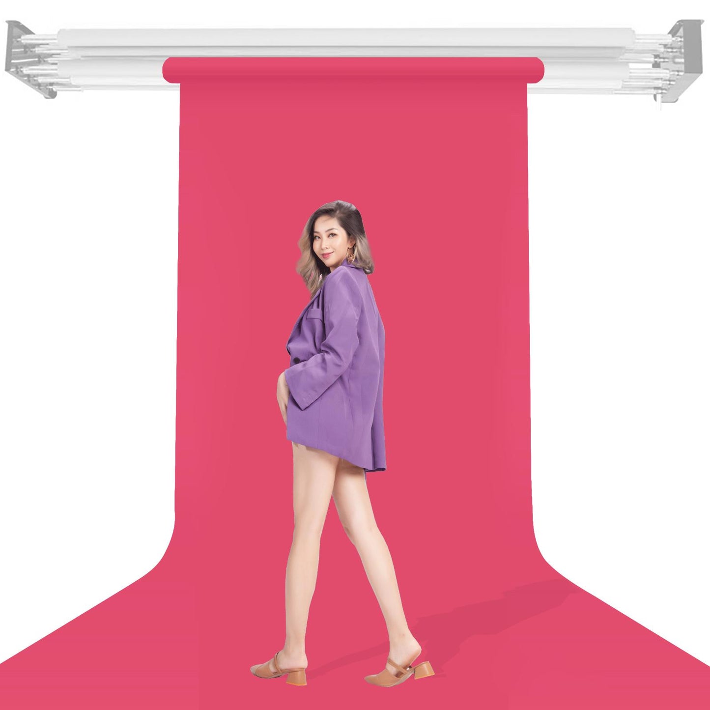 Seamless Paper Background, 49 - Rose Pink, 1.35 x 10m