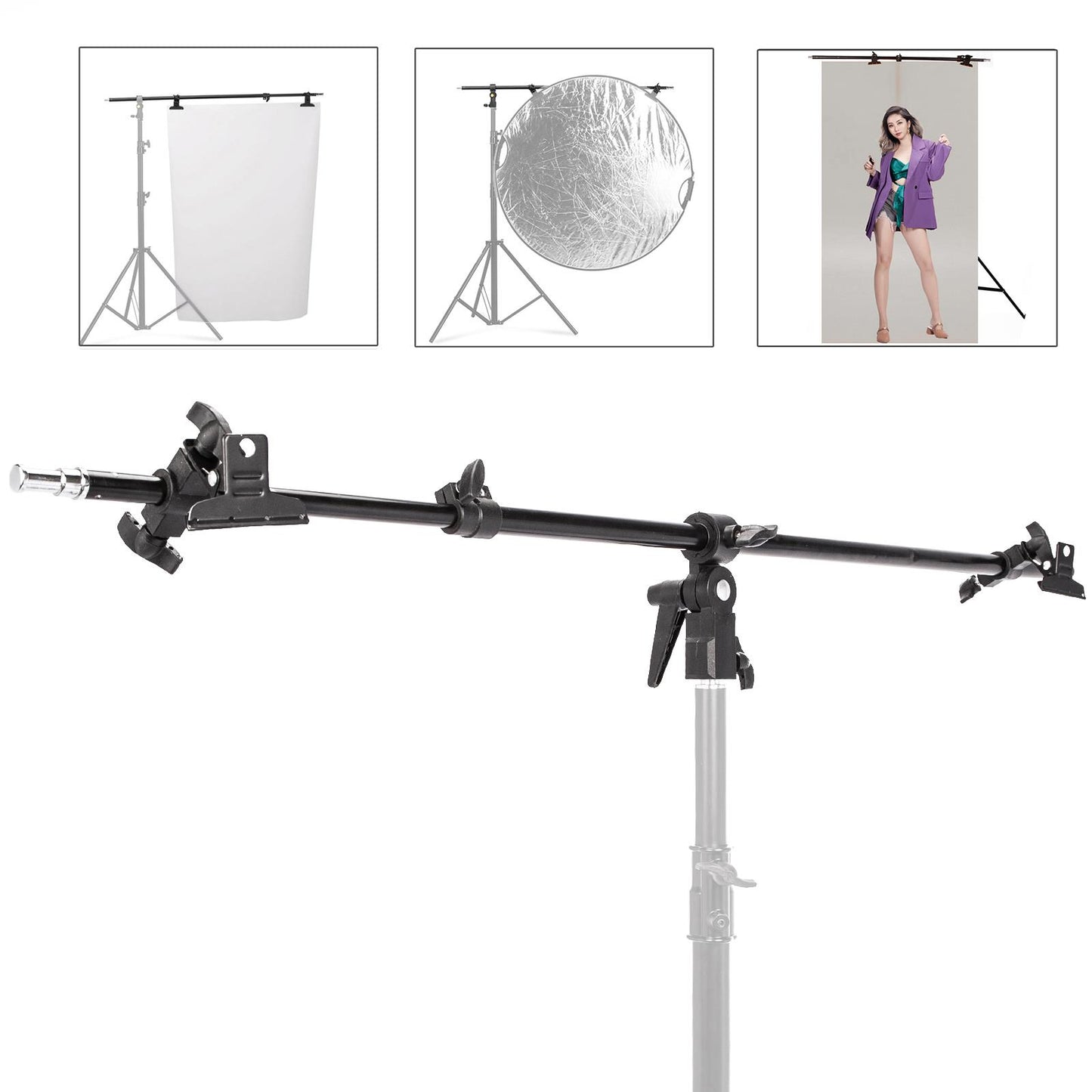 Reflector / Backdrop Holder Boom Arm, 180cm
