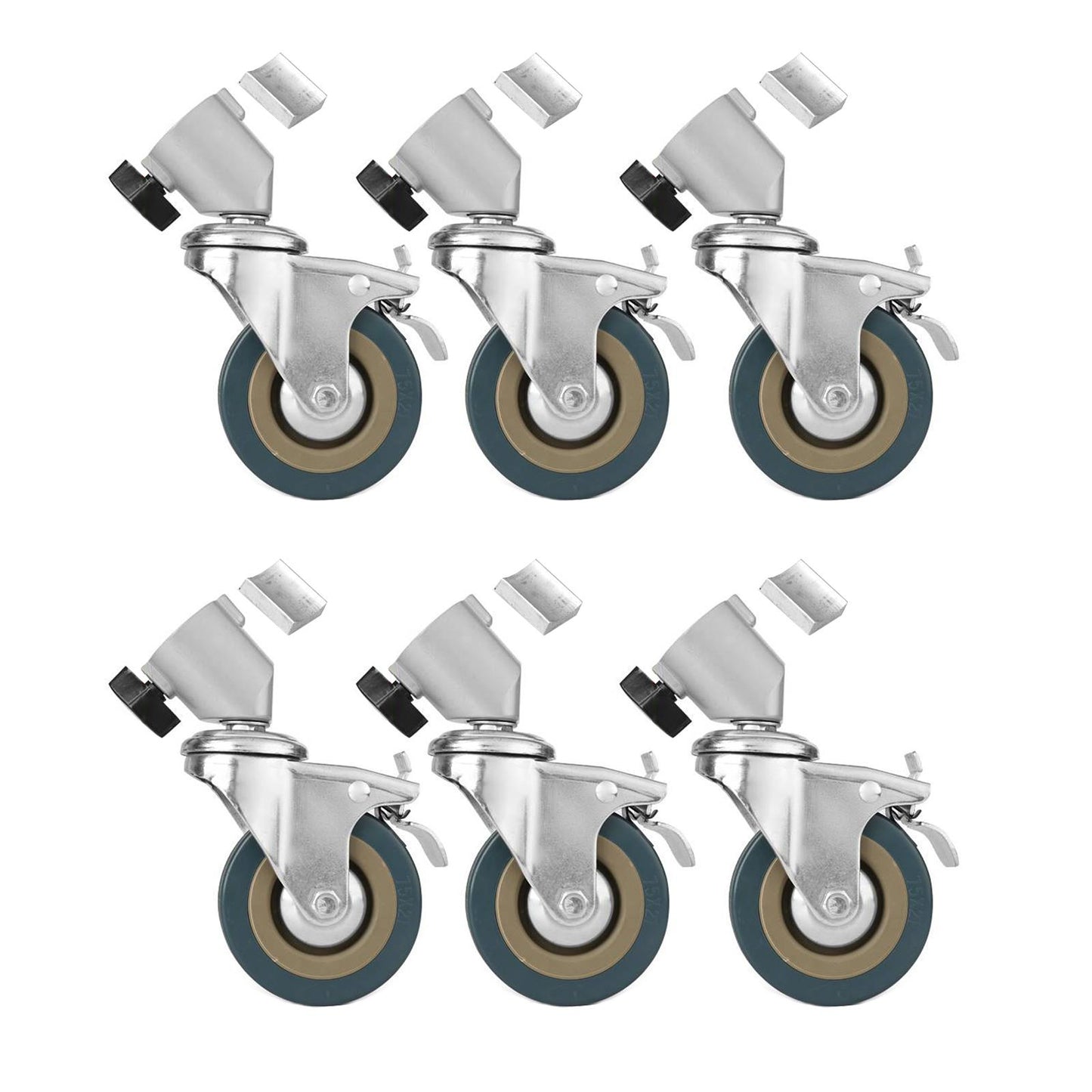 22mm Castor Wheels x6