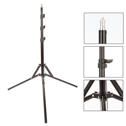 Reverse Foldable Ultra-Portable 1.8m Light Stand