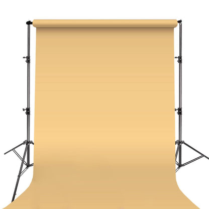 BOLLUMA Maize Paper Backdrop 1.35m x 10m and Stand Included