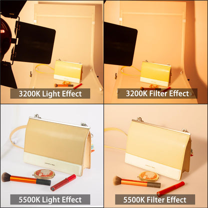 PYXEL STUDIO Orange Color Correction Lighting Gel Filter Sheet 16x20 inches, 1/4 CTO, Photography Transparent Light Gels for 800W Red Head Light Strobe Spotlight Flash Photo Studio Video, 4 Packs