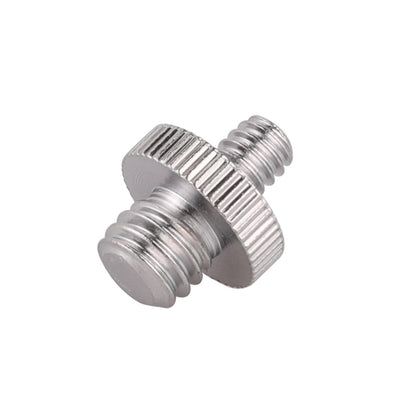 1/4" Male to 3/8" Male Double Ended Screw Adapter Male Thread Screw Adapter for Camera Tripod, 4 Packs