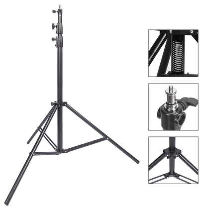 2.7m Spring Cushioned Stand, Heavy Duty, with Multifunction Adaptor