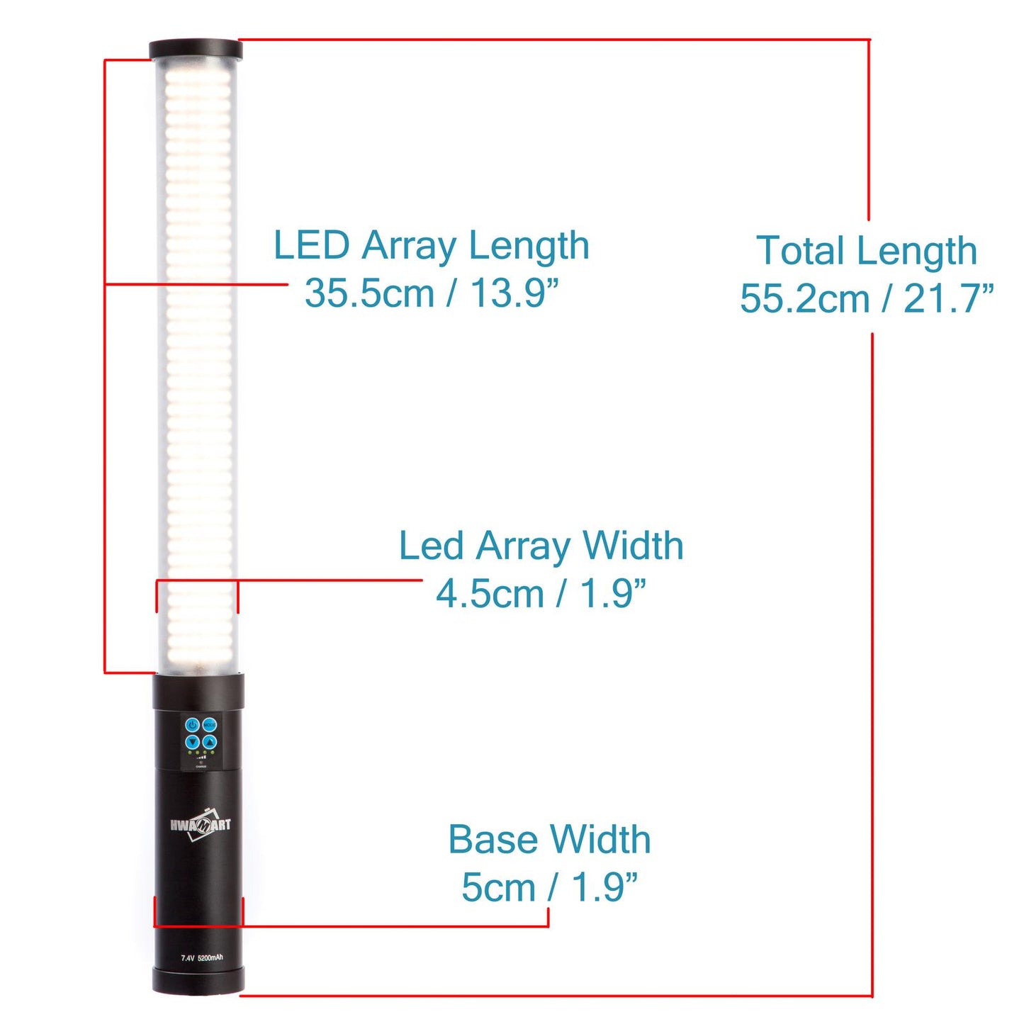 Handheld Light Wand, 516 LED, Multi-Colour