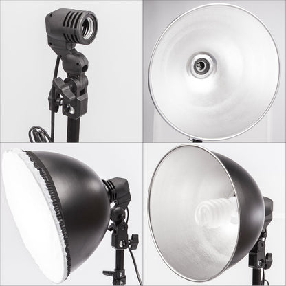 Mini Studio Continuous Lighting Kit with 45W Bulb, Stand and Softbox, 2 Sets