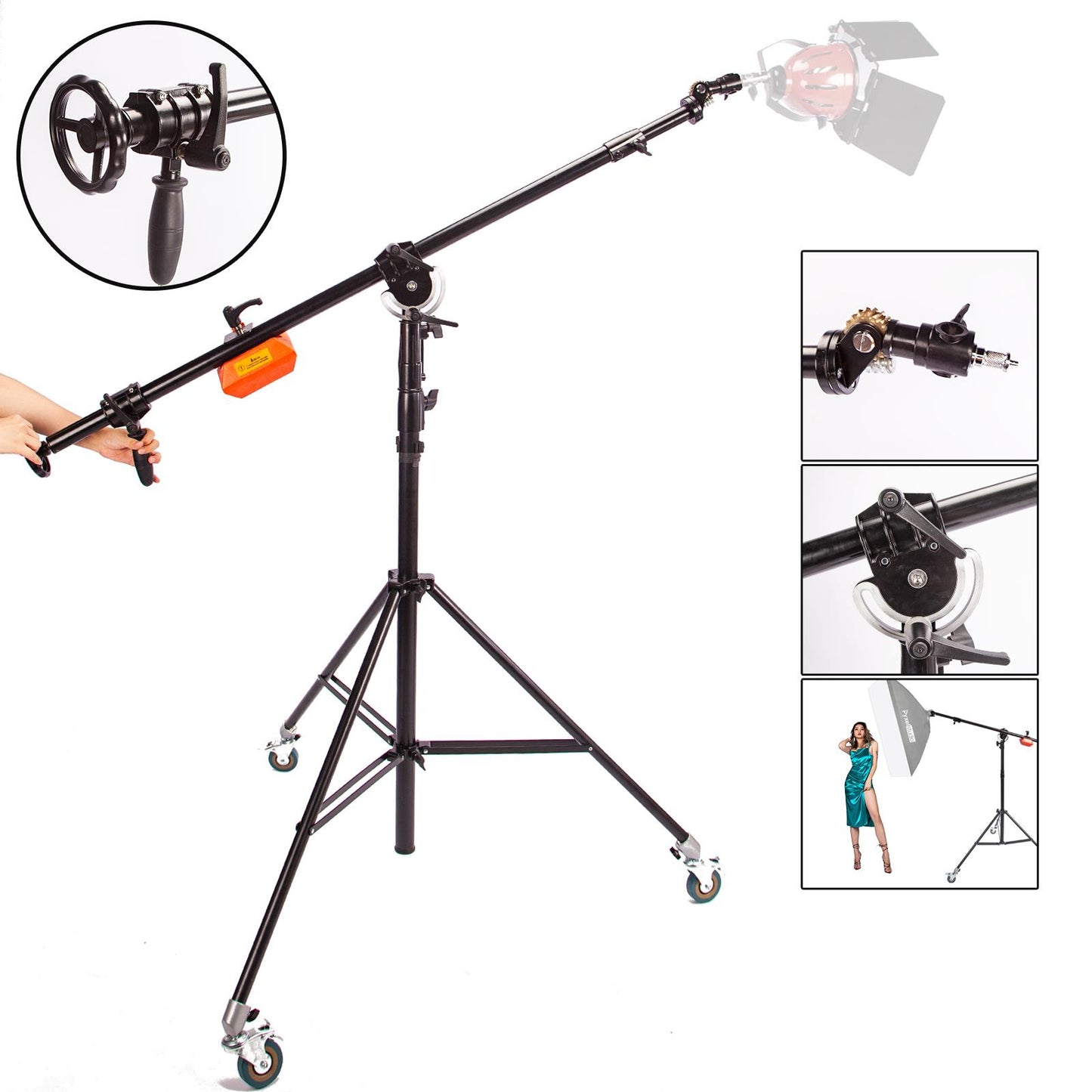 Super Heavy Duty Boom Arm Light Stand